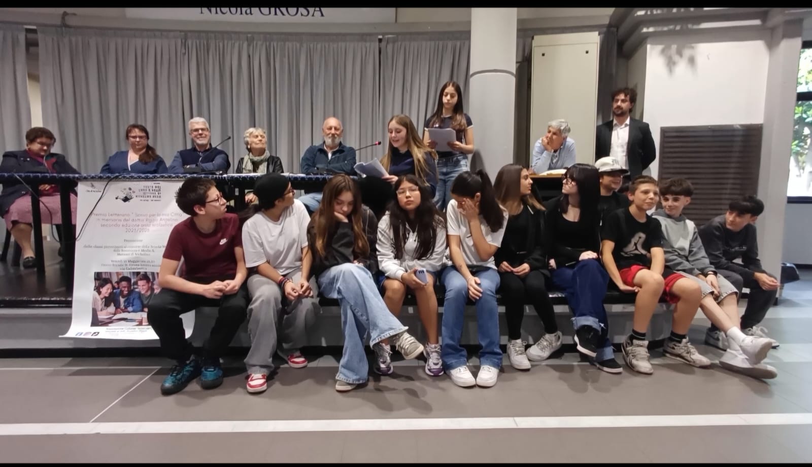 La classe 2D 3° classificata al concorso letterario 